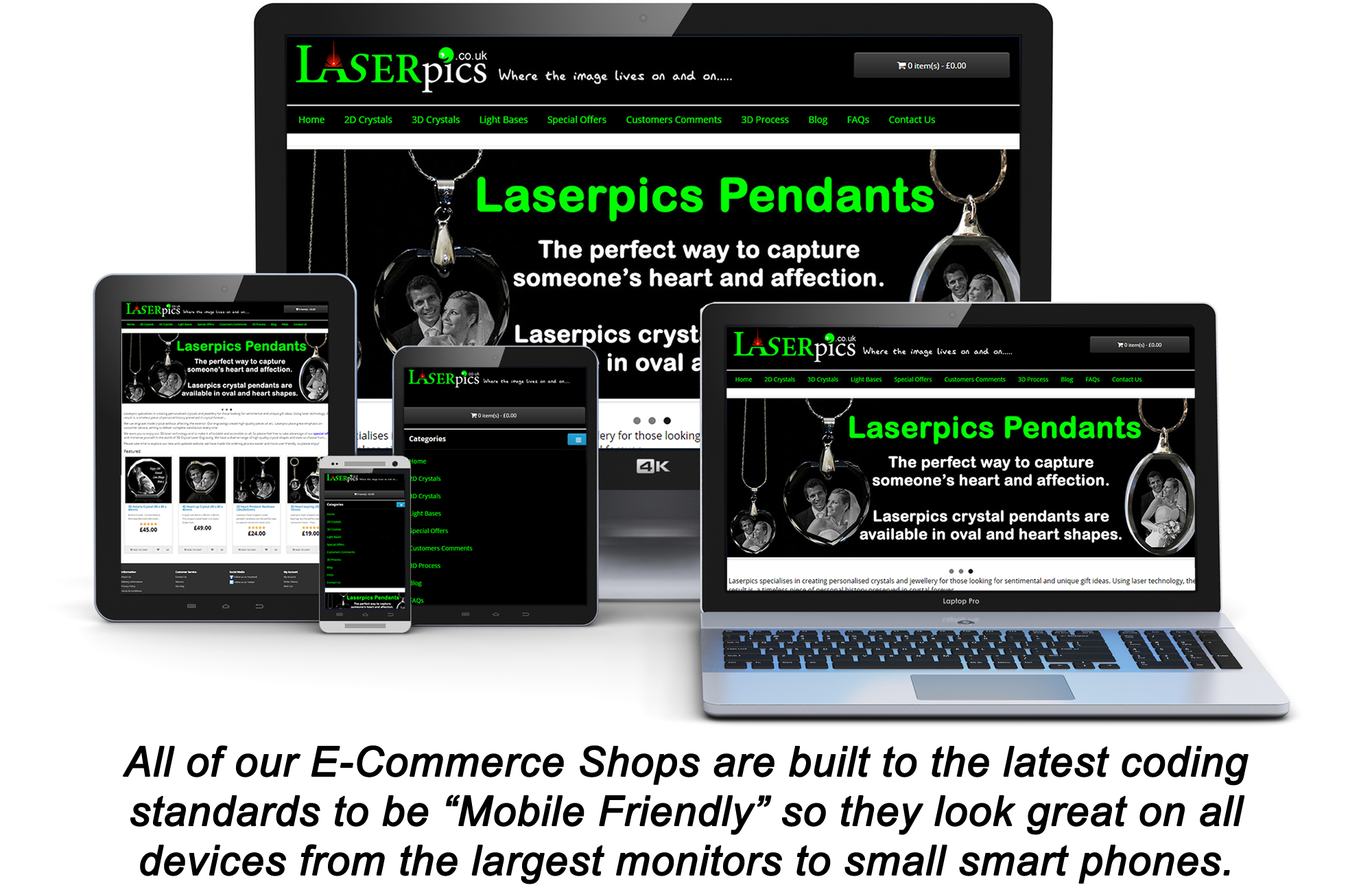 Mobile friendly ecommerce stores
